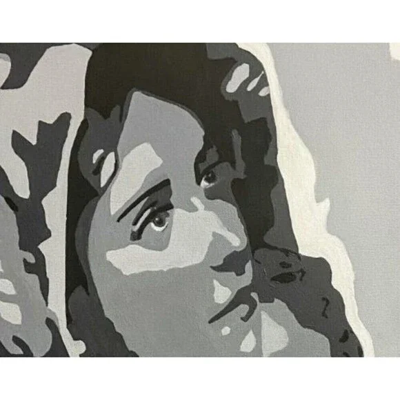 Original Acrylic Painting "THE MADONNA OF MILITARY MOTHERS" Signed 24 x 24 - Picture 2 of 7